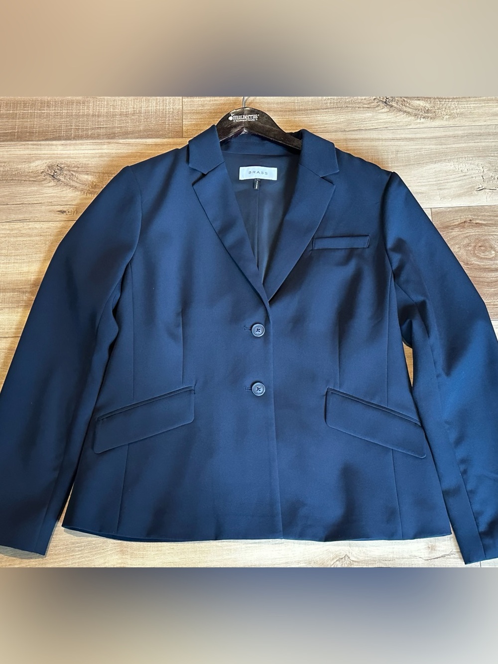 Brass Navy Tailored Blazer